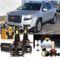 For 2013-2019 GMC Acadia Halogen 9012 LED Headlight Bulbs