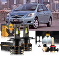 For 2006-2013 Toyota Yaris H4 LED Headlight Bulbs