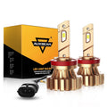 H11 LED Fog Light Bulbs 44W 4000LM X60 Series Fanless 6500K Cool White | 2 Bulbs