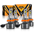 H11+H11 LED Headlight Bulbs 90W 20000LM F15 Series 20% Smaller Size 6500K Cool White | 4 Bulbs