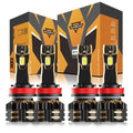 H11+H11 LED Headlight Bulbs 120W 25000LM GX Series Brightest 6500K Cool White | 4 Bulbs