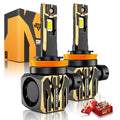 🆕H11/H9/H8 LED Headlight Bulbs 120W 30000LM GX Plug&Play Series 6500K Cool White | 2 Bulbs