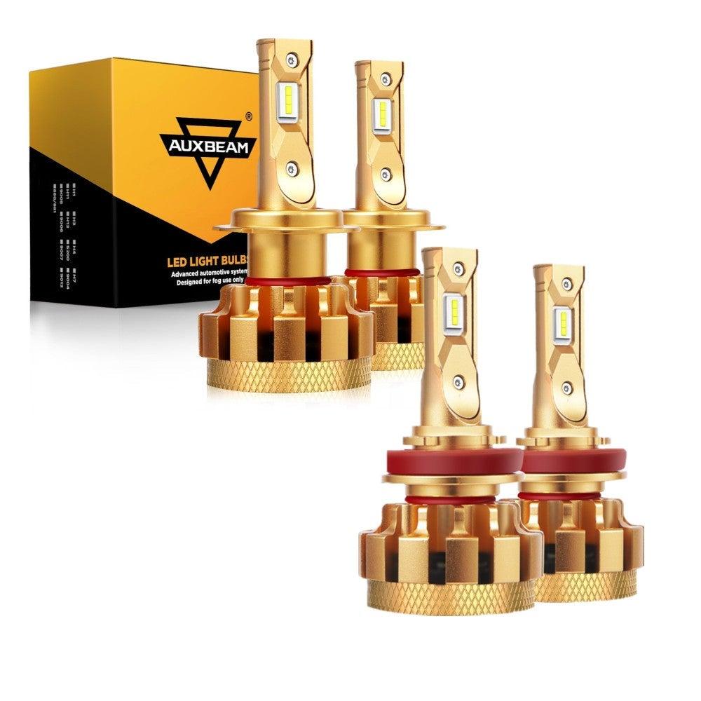 For Hyundai Sonata(Hybrid/Hybrid Limited) F-16 Plus Series Built-in Canbus Automotive Grade 14000LM LED Light Bulbs High Low Beam Bundle