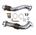 X-(Back End Hot Street) Odawgs Diesel Bellowed Up Pipes - 7.3 Powerstroke (E99) - SKU 301088