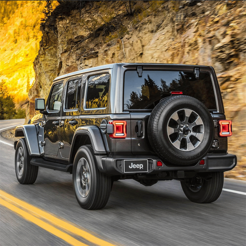 LED Tail Light Assembly With Sequential Turn Signal For 2018-2022 Jeep Wrangler 4th Gen (JL) & 2019-2022 Jeep Glandiator (JT)