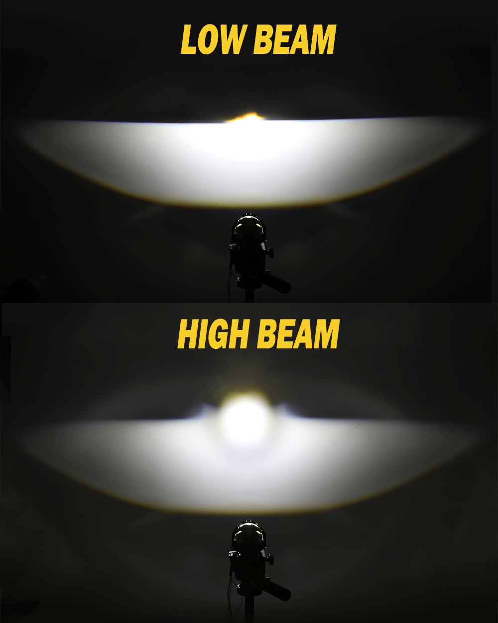 🆕3 Inch 170W 6000K Hyperboloid Bi-LED Projector Lens Headlight with Round Spot Auxiliary High Beam K9 Series, Retrofit Cutting Installation for Car | 2PCS/Set