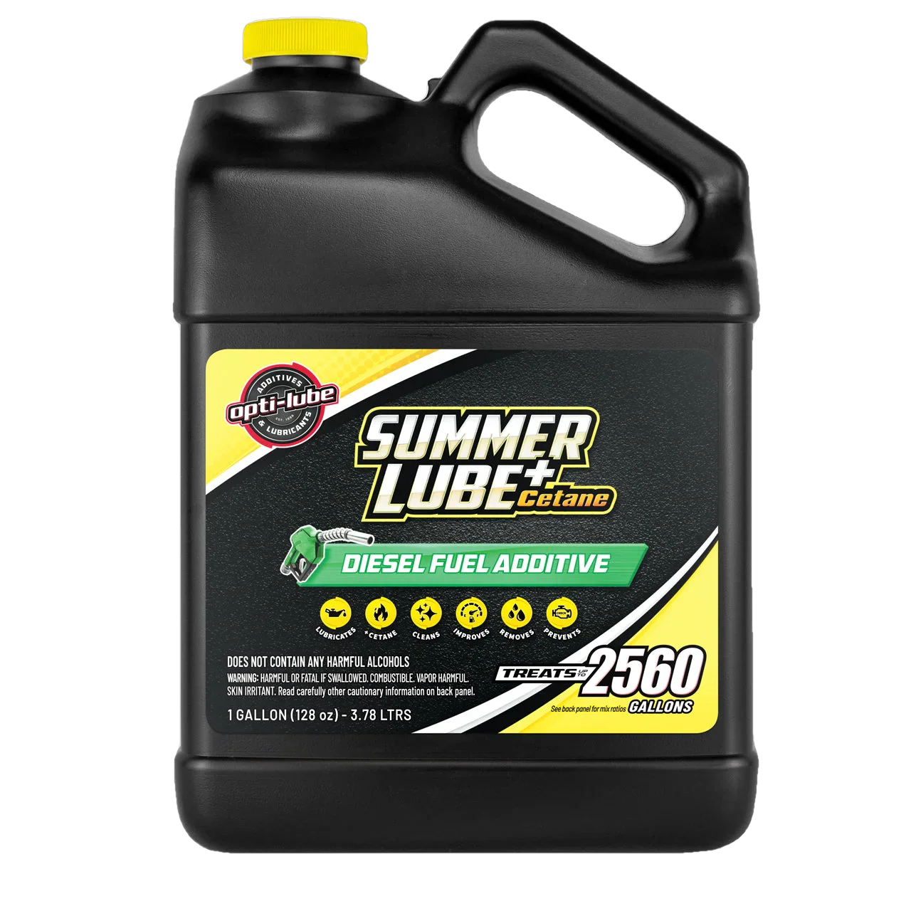 Opti-Lube Summer Lube +Cetane Diesel Fuel Additive: 1 Gallon Without Accessories, Treats up to 2,560 Gallons