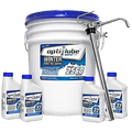 Opti-Lube Winter Anti-gel Diesel Fuel Additive: 5 Gallon Pail with Heavy Duty Pail Pump, 4 Empty 8oz Bottles, Treats up to 2,560 Gallons