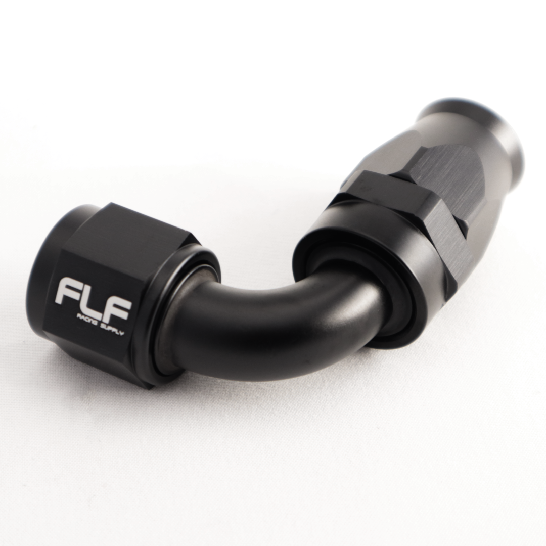 PTFE Hose End – 90 Degree AN
