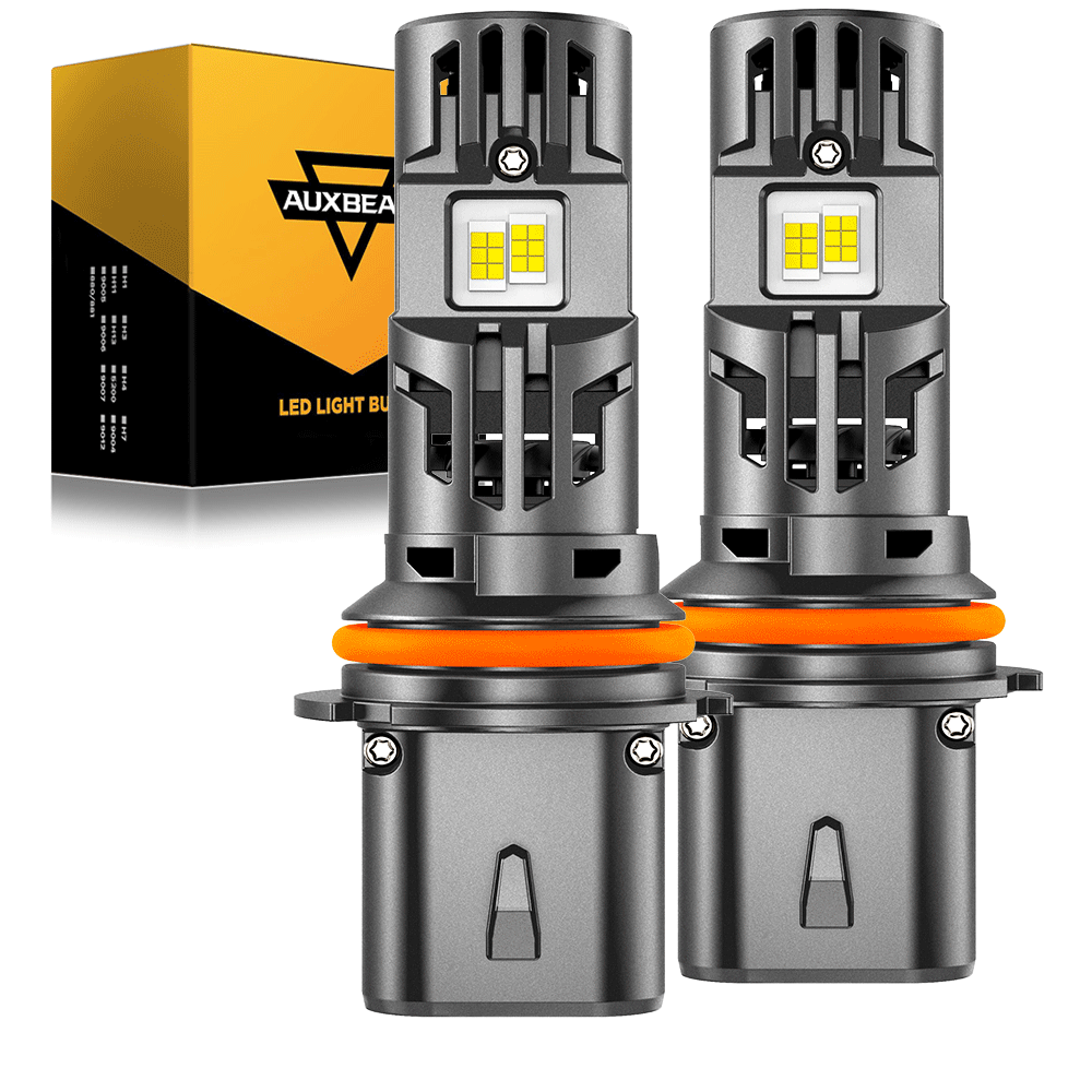 🆕Dual Turbo Fans Q50 Series 36000LM 130W LED Headlight Bulbs 6500K Cool White