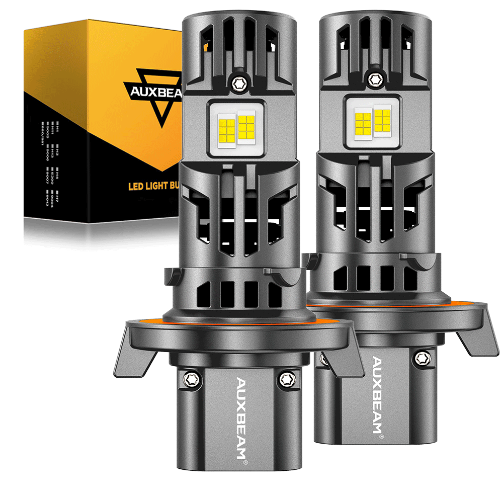 🆕H13/9008 LED Headlight Bulbs Q50 Series Dual Turbo Fans 130W 36000LM 6500K Cool White| 2 Bulbs
