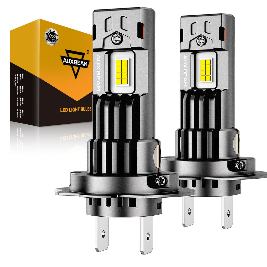 🆕Dual Turbo Fans Q50 Series 36000LM 130W LED Headlight Bulbs 6500K Cool White