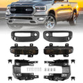 LED Fog Light Set Bumper Driving Light Replacement for Dodge Ram 1500 2019 2020 2021 2022