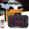 AR-800 Multifunction RGB Switch Panel with Bluetooth Controlled & 47 Inch Extension Cable(Optional) for FORD F150 F250 F350