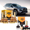 For 2006-2015 Toyota RAV4 F-16 Plus Series Built-in Canbus Automotive Grade 14000LM LED Light Bulbs High Low Beam Bundle
