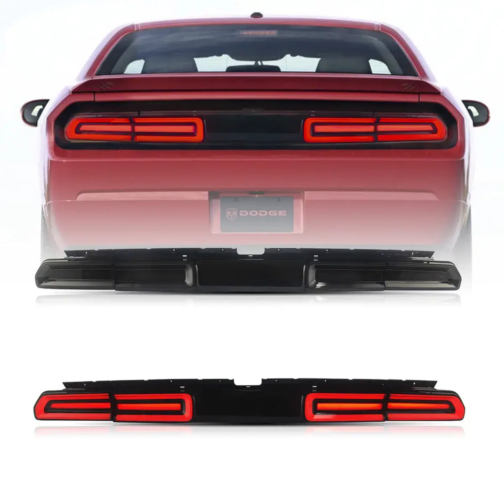 LED Tail Lights Assembly With Sequential Turn Signal For 2008-2014 Dodge Challenger 3th Gen(LC) Pre-Facelift
