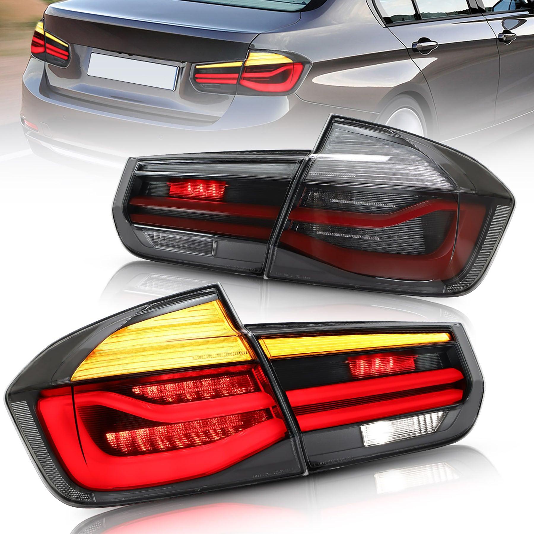 LED Tail Lights Assembly With Sequential Amber Turn Signal For 2012-2019 BMW 3 Series 6th Gen (F30 F35 F80)