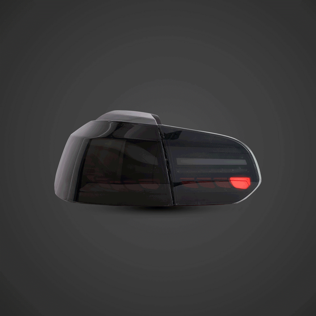 OLED Tail Light Assembly With Dynamic Welcome Lighting (GTS Style）For 2008-2014 Volkswagen Golf 6th Gen Mk6 Hatchback