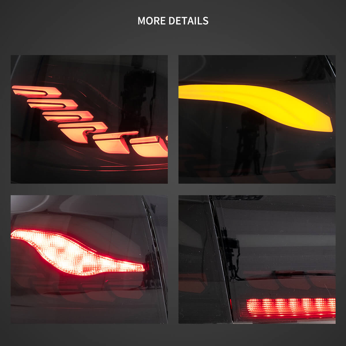 OLED Tail Light Assembly With Dynamic Welcome Lighting (GTS Style）For 2008-2014 Volkswagen Golf 6th Gen Mk6 Hatchback