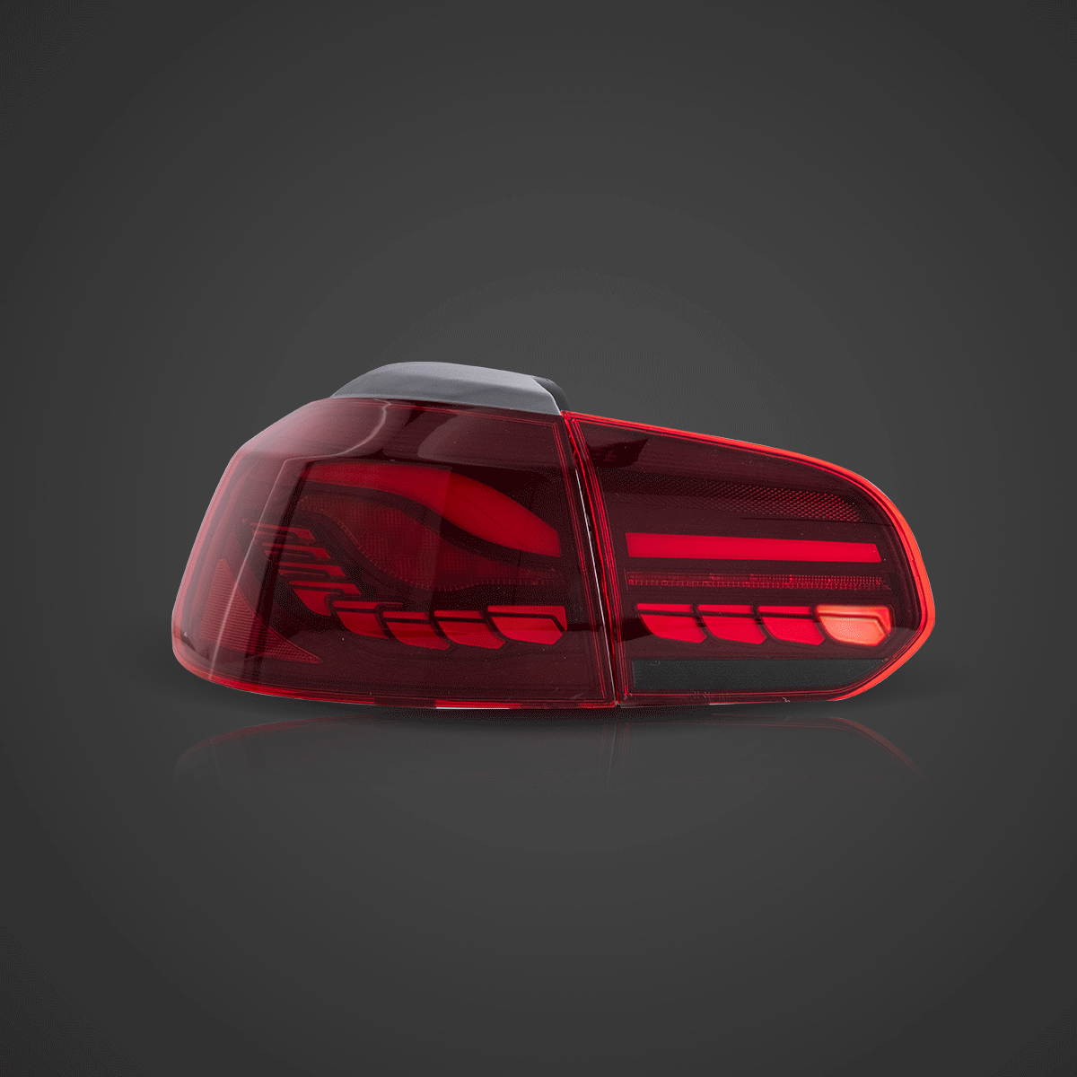 OLED Tail Light Assembly With Dynamic Welcome Lighting (GTS Style）For 2008-2014 Volkswagen Golf 6th Gen Mk6 Hatchback