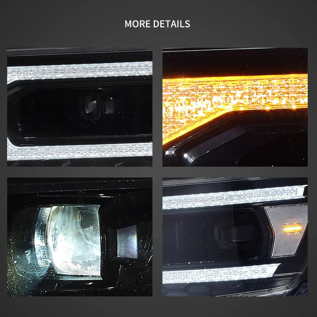 Full LED Headlight Assembly For 2019-2024 Dodge Ram 1500