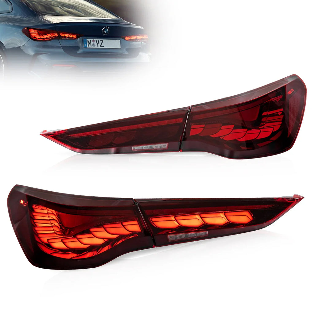 OLED Tail Light Assembly With Dynamic Welcome Lighting For 2020-UP BMW 4 Series 2th Gen G22/G23/G26