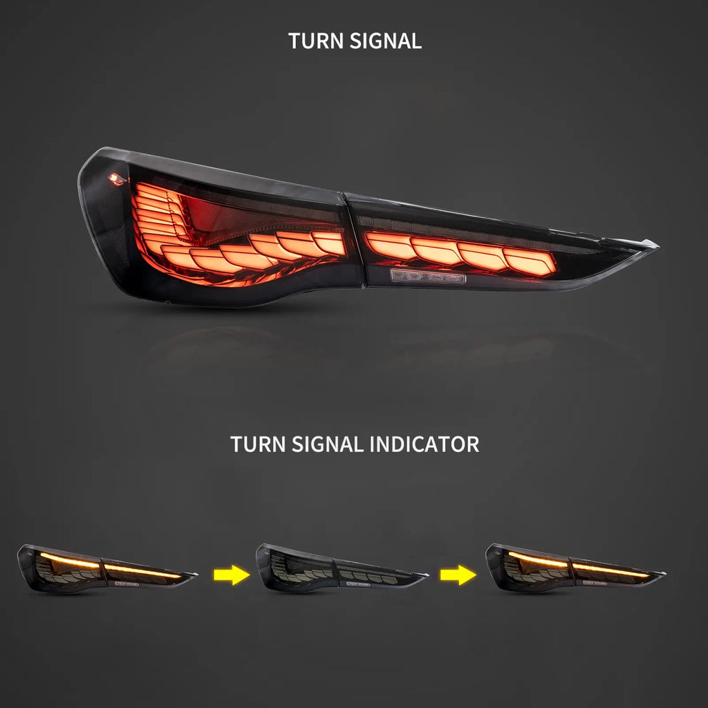 OLED Tail Light Assembly With Dynamic Welcome Lighting For 2020-UP BMW 4 Series 2th Gen G22/G23/G26