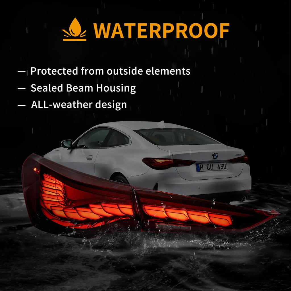 OLED Tail Light Assembly With Dynamic Welcome Lighting For 2020-UP BMW 4 Series 2th Gen G22/G23/G26