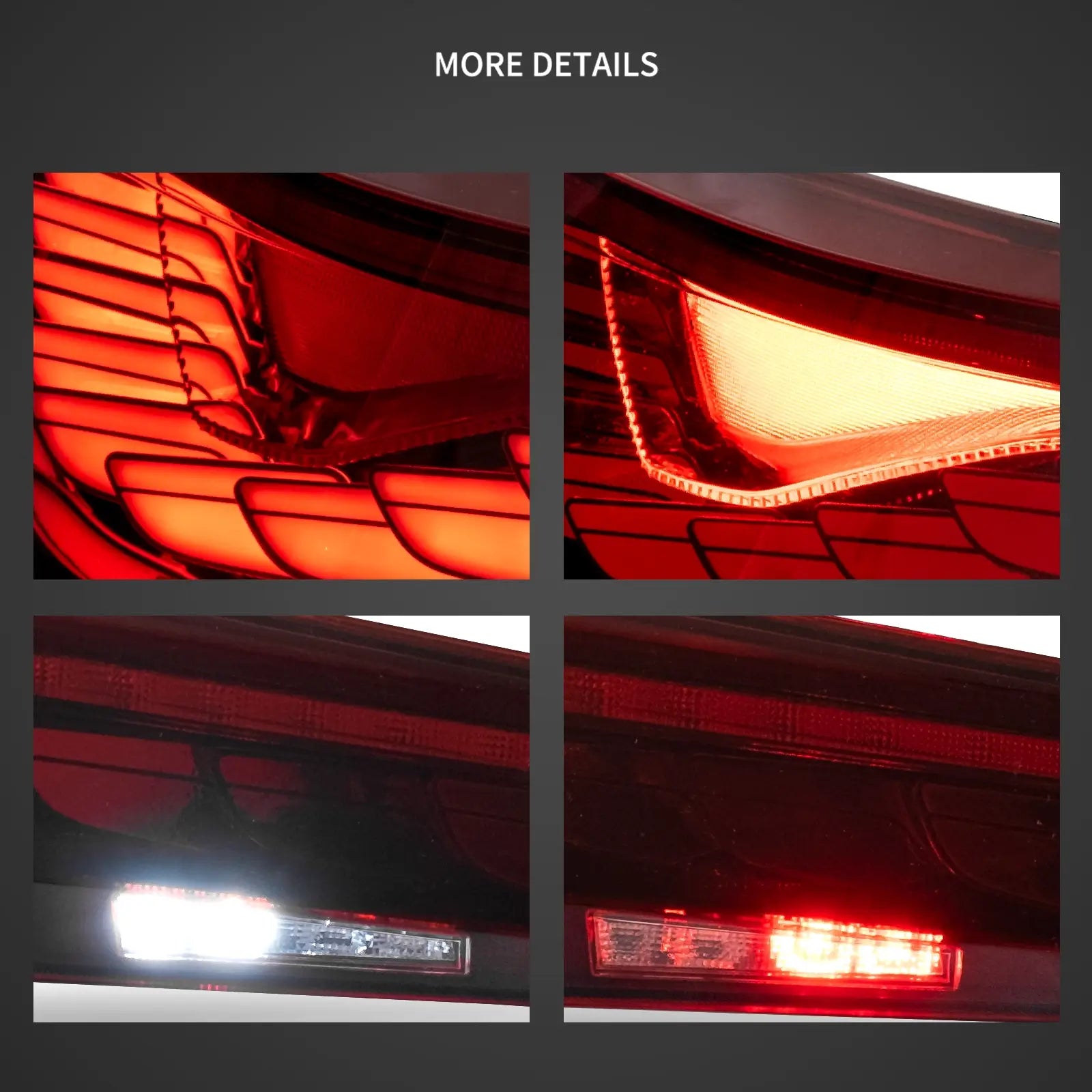 OLED Tail Light Assembly With Dynamic Welcome Lighting For 2020-UP BMW 4 Series 2th Gen G22/G23/G26