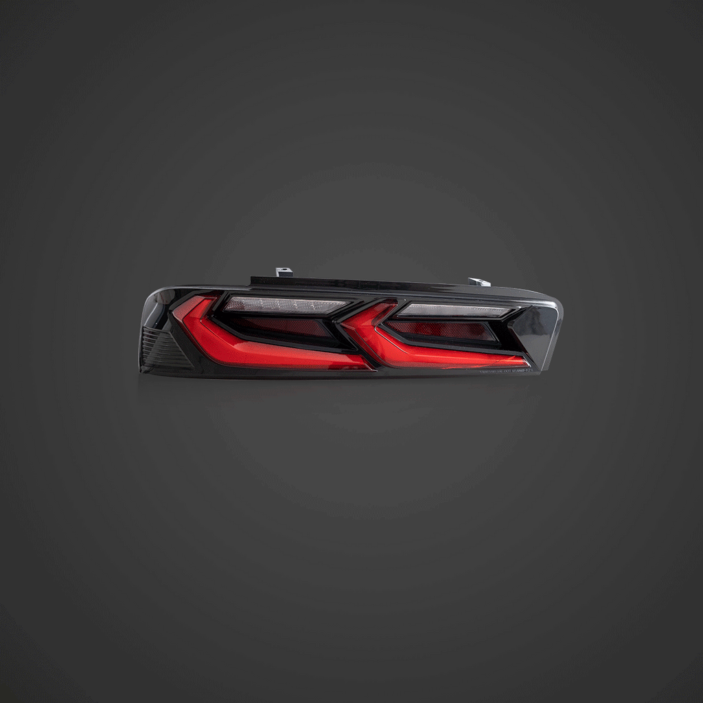 LED Tail Lights Assembly With Sequential Turn Signal With Reverse Lights For 2016-2018 Chevrolet Camaro (Fit For American Models)