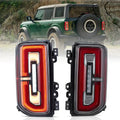 LED Tail Lights Assembly With Dynamic Welcome Lighting For 2021-2024 Ford Bronco