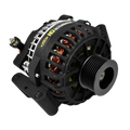 XDP Wrinkle Black HD High Output Alternator - 7.3 Powerstroke (1999-2003)