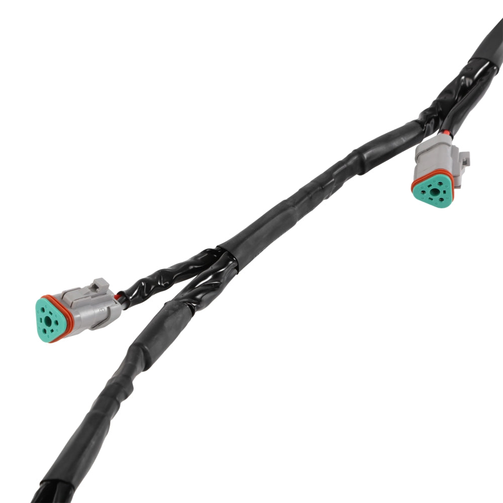 Color Play Series RGB Version 8-LED Pod Light Power Wiring Harness Kit with 3 PIN DT Plug