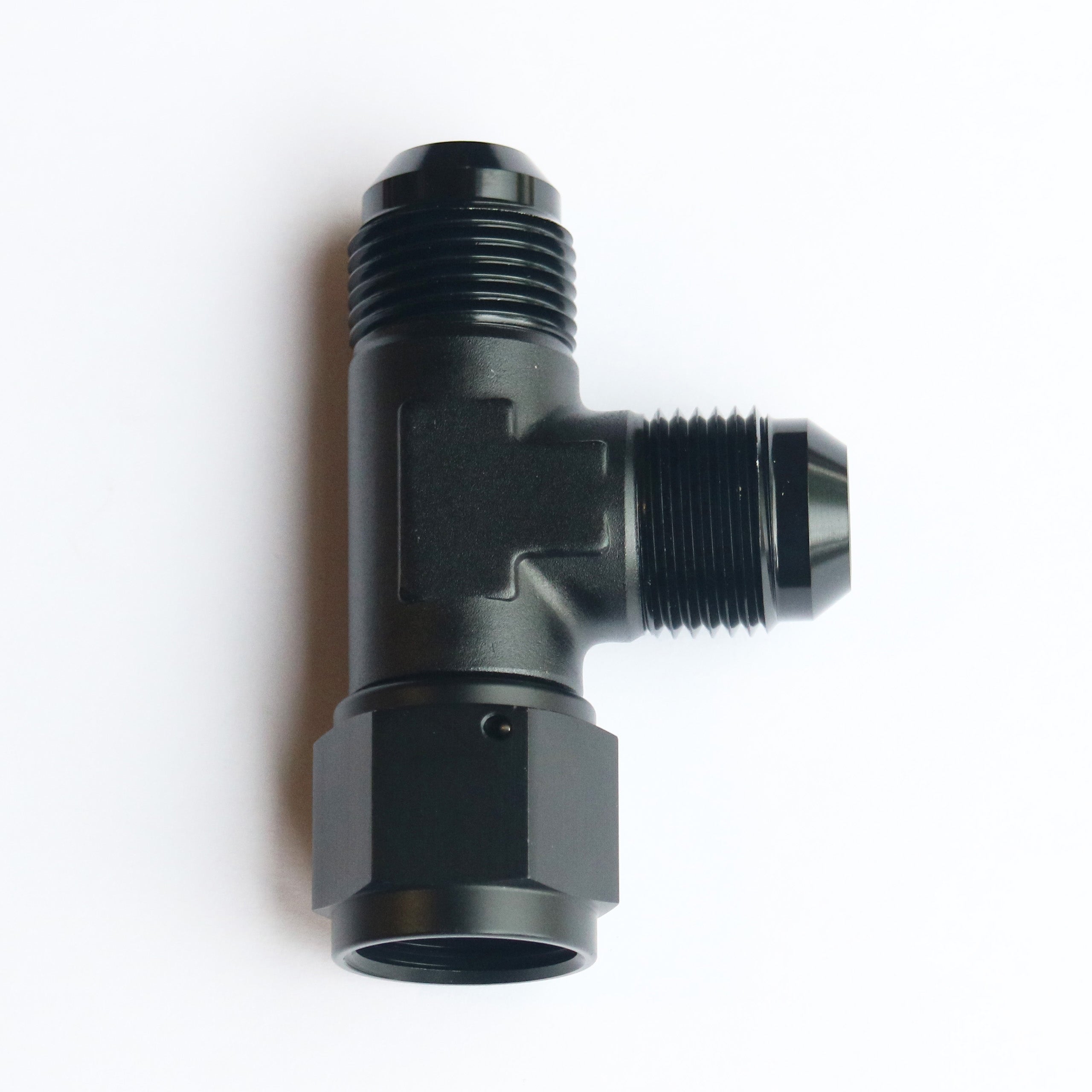 AN Male Tee with Female AN Swivel On Run (MMF)