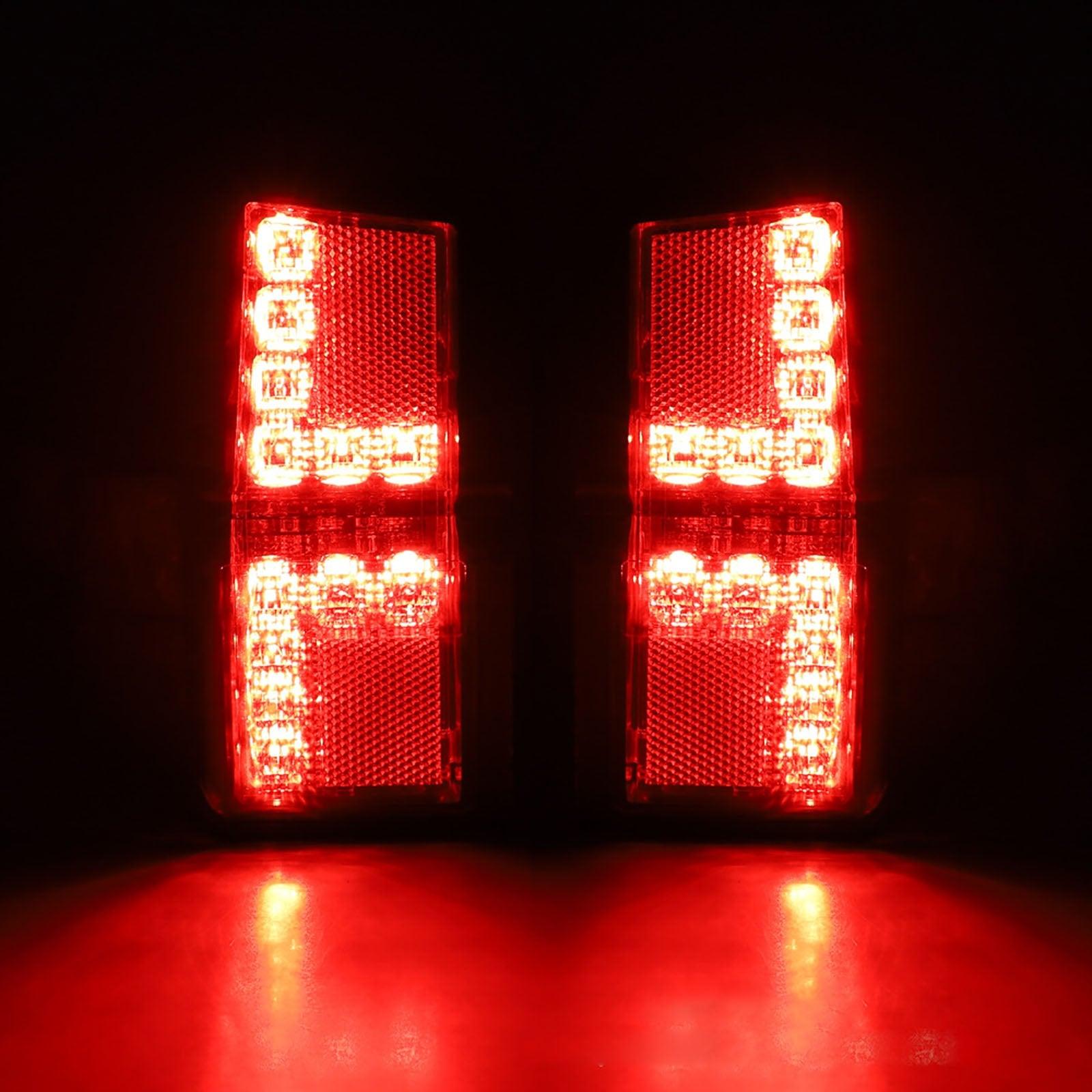 (2pcs/set) Smoked LED Tail Lights Rear Brake Stop Running Lamp for Polaris Ranger 1000 Models 2018 2019 2020 2021 2022, Replace OEM #2413766