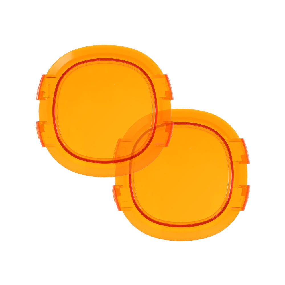 P4 Series 4 Inch Round LED Pod Lights Dark Amber Cover Light Shield Cover