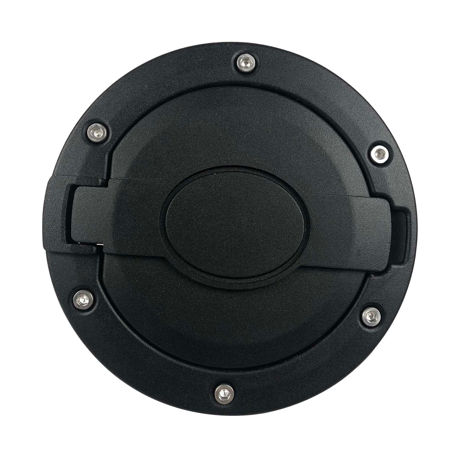 Fuel Tank Cover Gas Fuel Filler Door Cover Fit for Jeep Wrangler JK 2007-2017