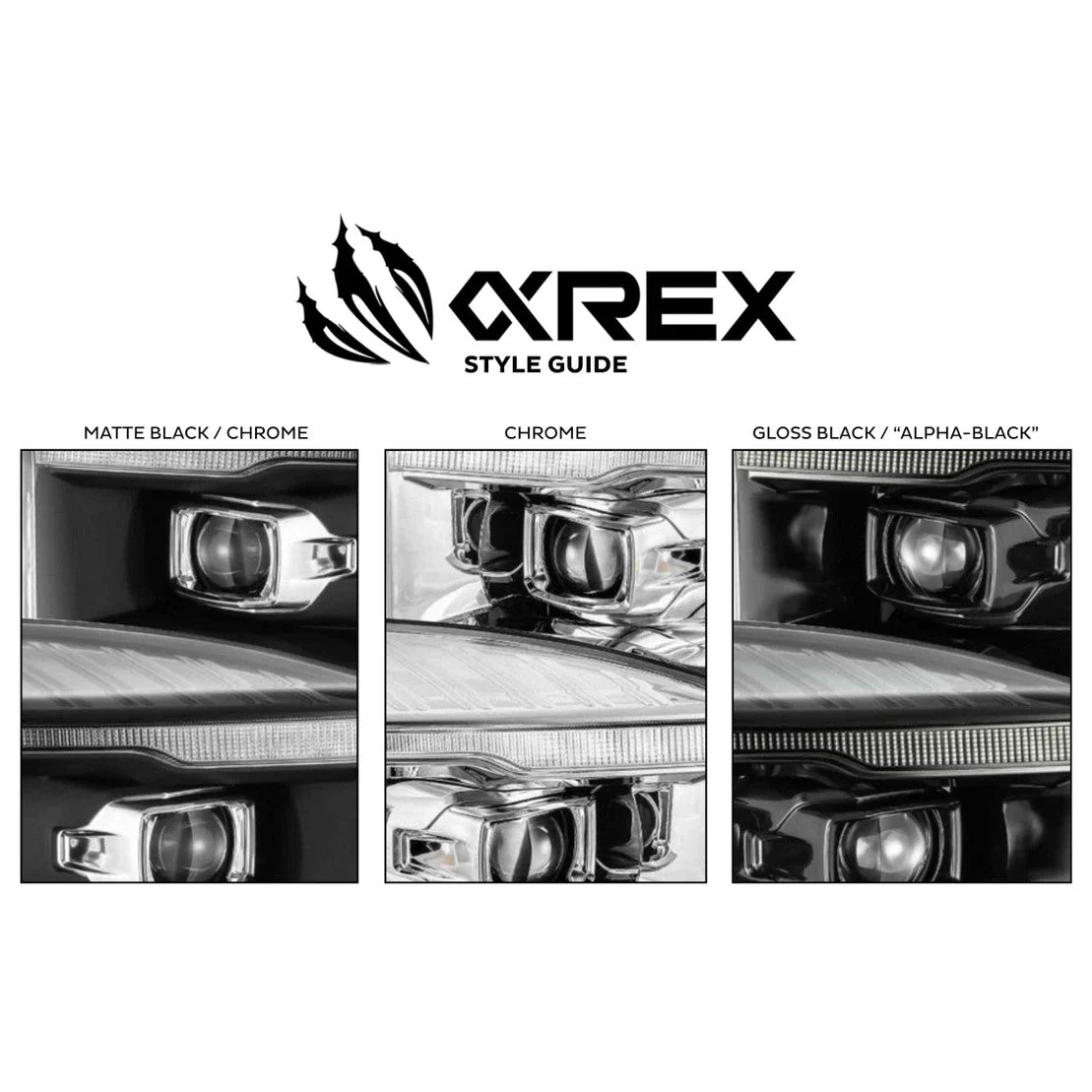 Alpharex Pro Headlights - 6.7 Powerstroke (2017-2019)