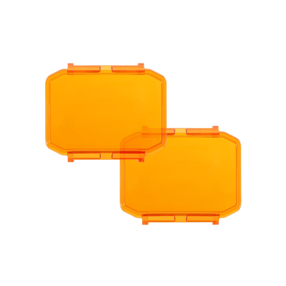 R4 Series 4 Inch LED Pod Lights Dark Amber Cover Light Shield Cover