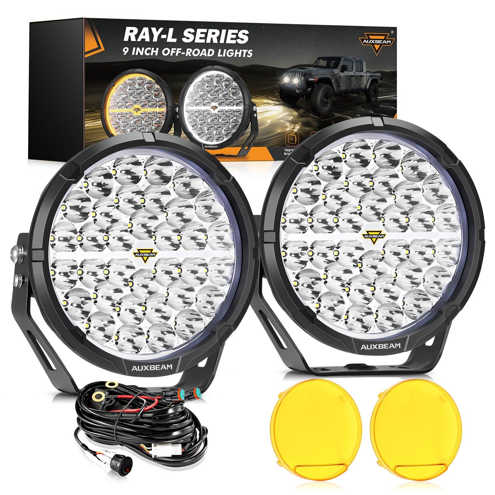 RAY-L Series 7/9 Inch Dual DRL Offroad LED Driving Lights