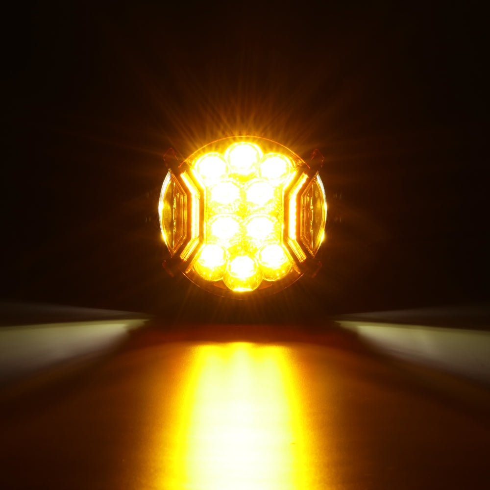 V-ULTRA Series 3/5/7 Inch LED Pod Lights Dark Amber Cover Light Shield Cover