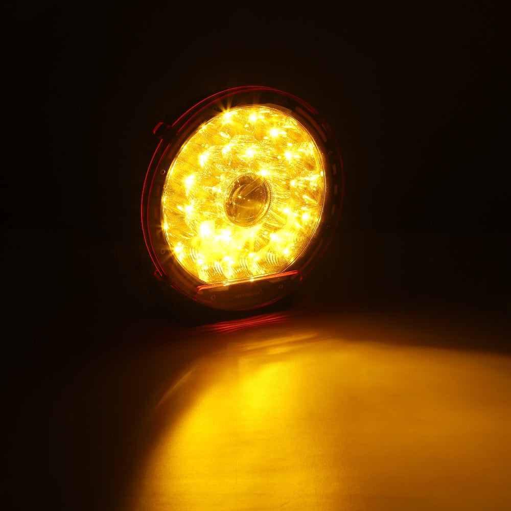 360 PRO/RAY-L Series 7/9 Inch LED Driving Lights Dark Amber Cover Light Shield Cover