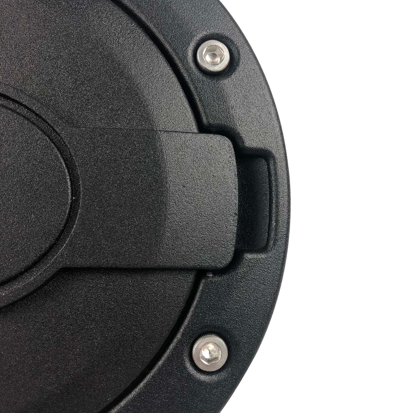 Fuel Tank Cover Gas Fuel Filler Door Cover Fit for Jeep Wrangler JK 2007-2017