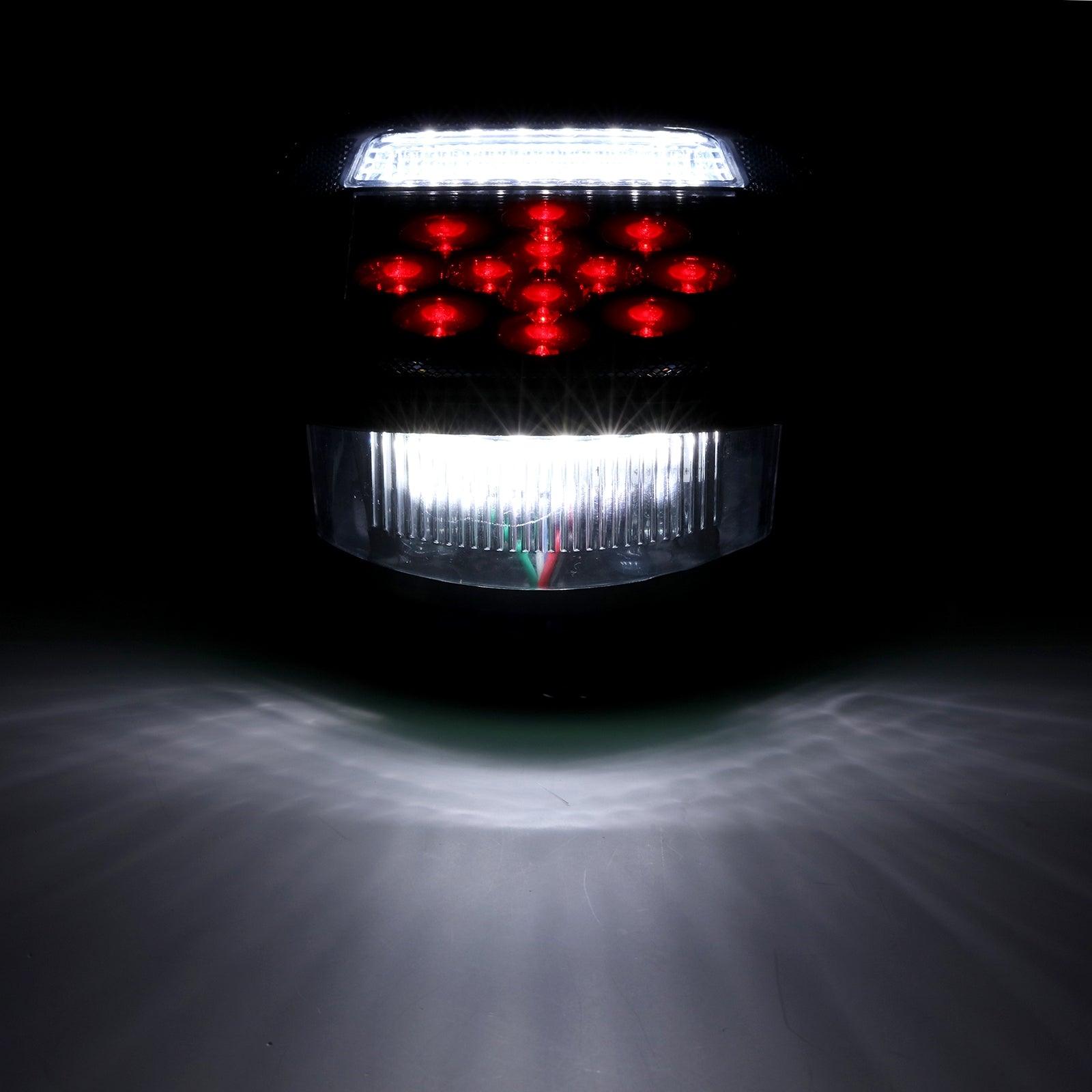 (2pcs/set) Universal Tail Lights 39LEDs Smoked Black for Wrangler YJ TJ CJ Truck Trailer Van Boat