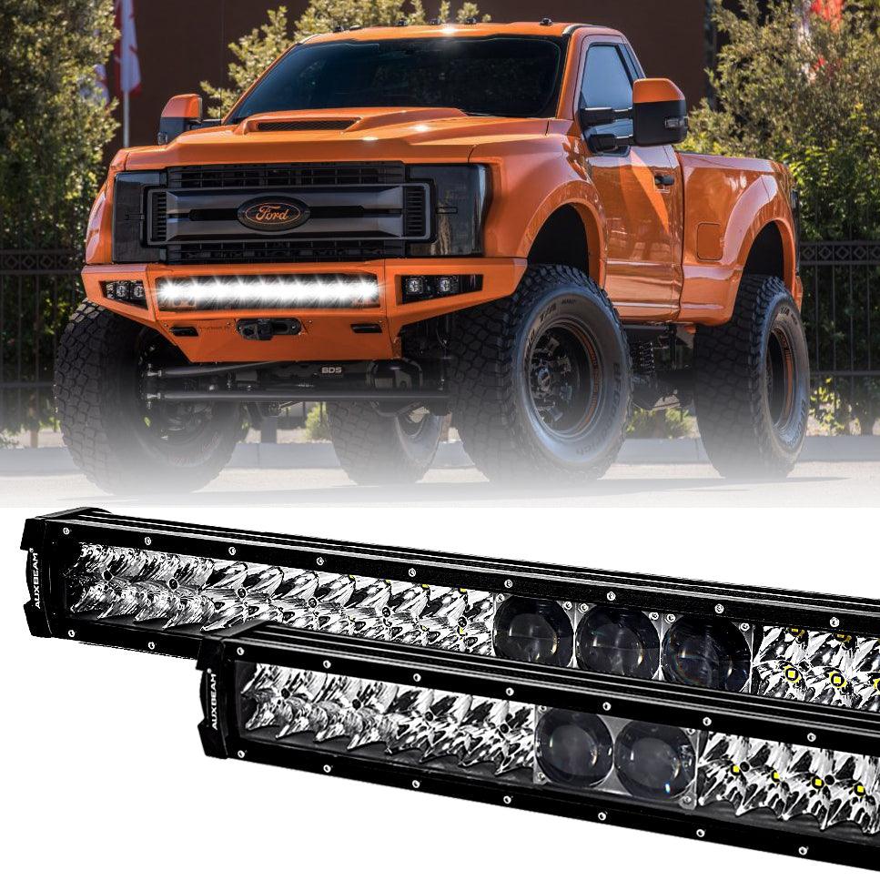 12"/22"/32"/42"/52" 5D-PRO Series LED Light Bar with 5D Projectors for Ford F250 Super Duty