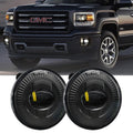 (2pcs/set) 24W Round Black LED Fog Lights 5202 for GMC Sierra 1500/2500/3500 2014-2018
