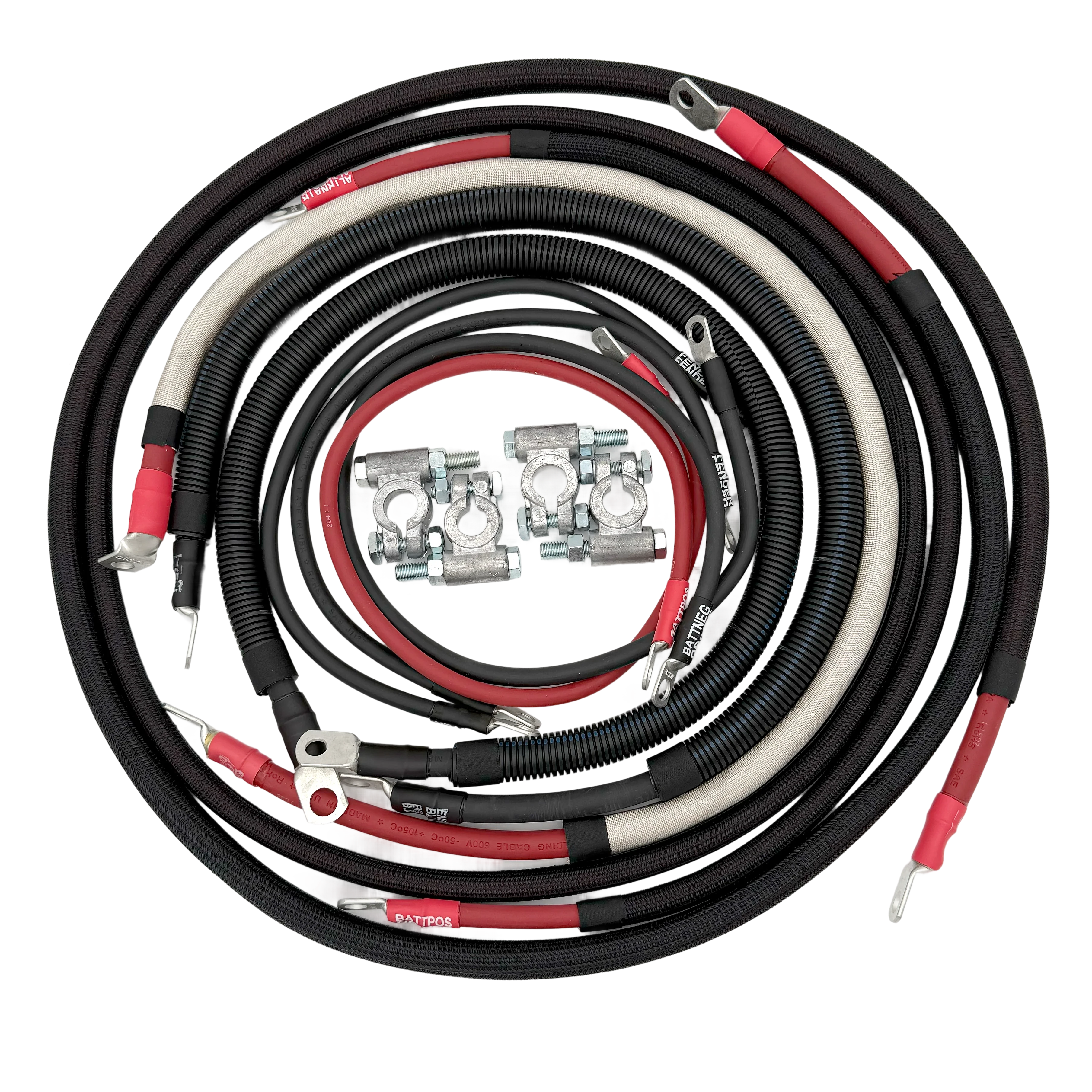 3rd Gen Battery Cable Kit - 5.9/6.7 Cummins (2002-2009)