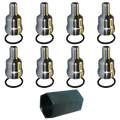 Bostech High Pressure Oil Rail Ball Tube (Set of 8) - 6.0 Powerstroke (2004.5-2007)
