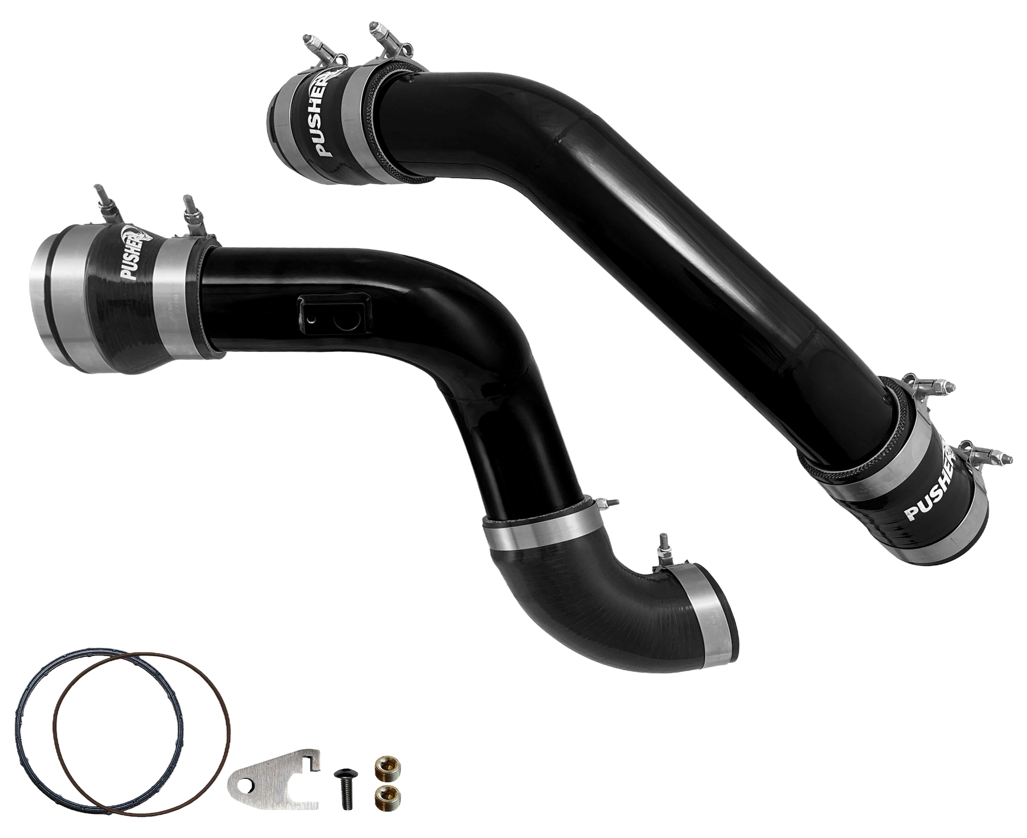 Pusher 3" Hot & Cold Side Charge Tubes - 6.7 Powerstroke (2017+)