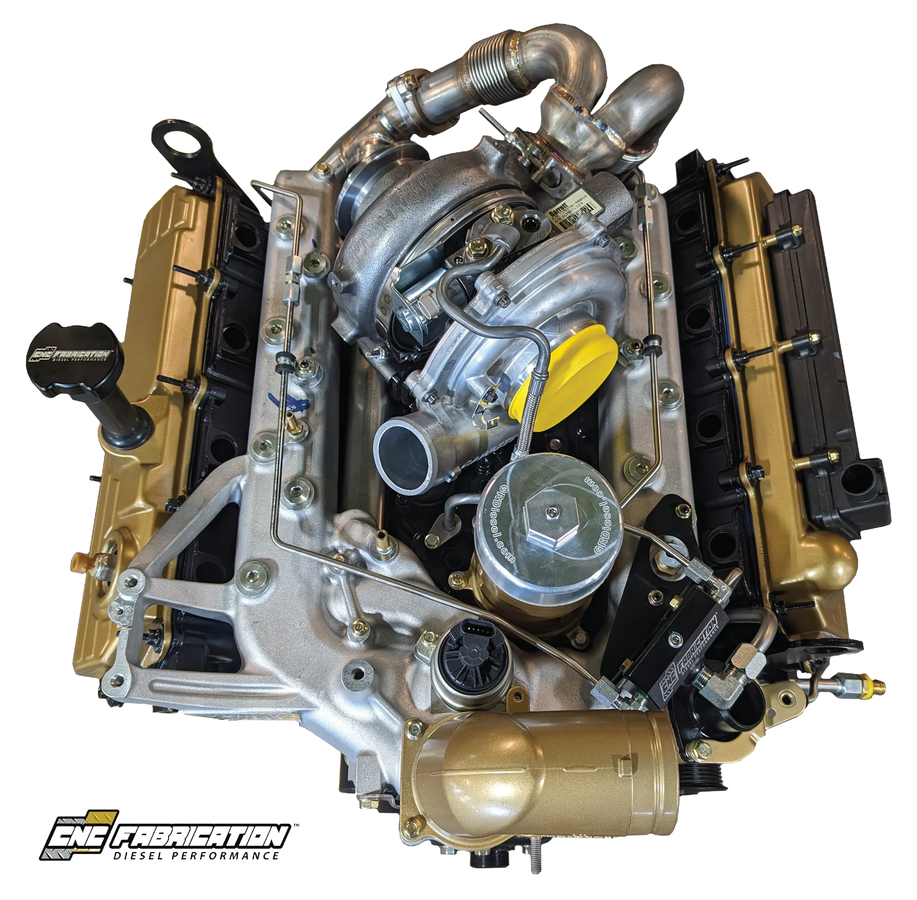 CNC Fab 4-Line Feed Fuel Line Kit - 6.0 Powerstroke (2003-2007)